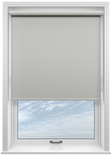 Trinity (Blackout), Light Grey - Twist&Fit Roller Blind